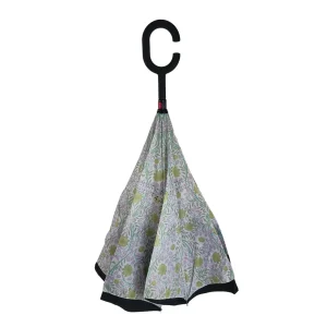 Artico Inverted Reverse Umbrella Windproof Double Layer C-Handle Sweet Briar
